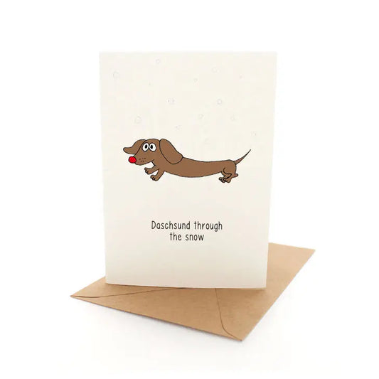 Punny Xmas - Dachshund