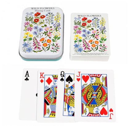 Playing Cards in a Tin | Wildflowers