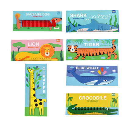 Wooden Animal Ruler