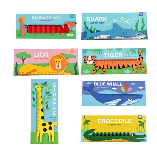 Wooden Animal Ruler