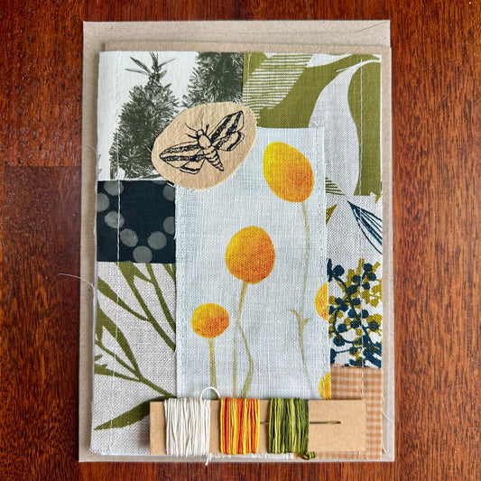 Billy Button Slow Stitching Kit