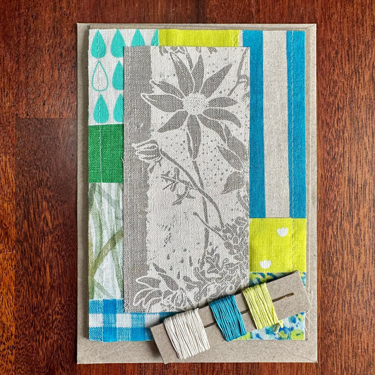 Flannel Flower II Slow Stitching Kit