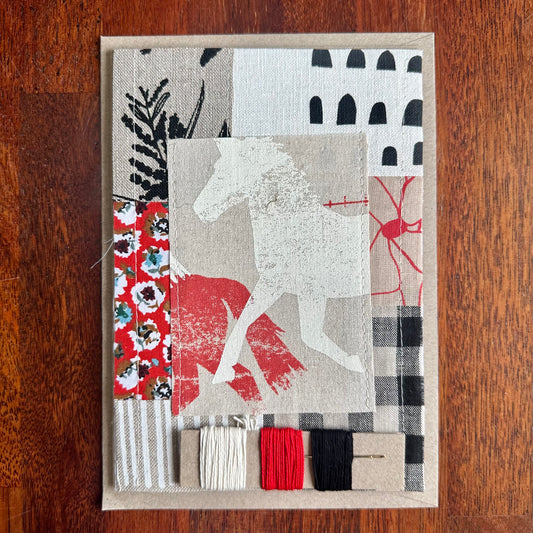Wild Horses Slow Stitching Kit