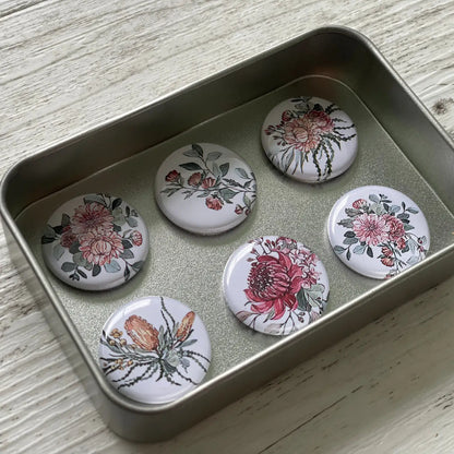 Australian Native Bouquet Magnet Tin