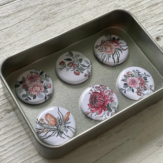 Australian Native Bouquet Magnet Tin