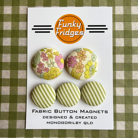 Spring Floral Magnet Set