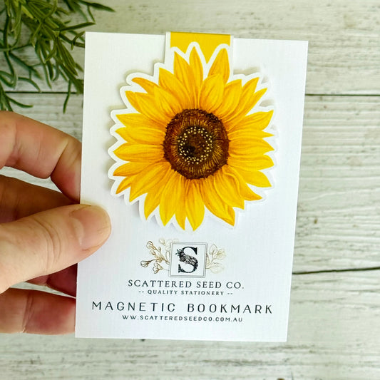 Sunflower Magnetic Bookmark