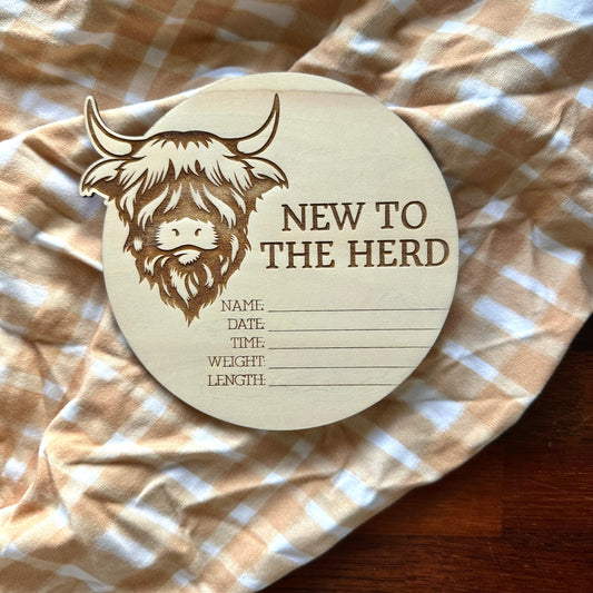 New to the Herd Birth Disc