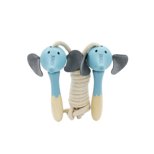Wooden Elephant Skipping Rope