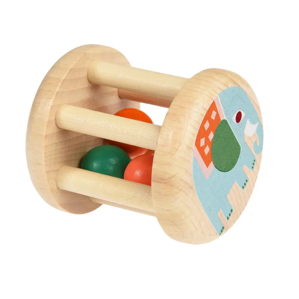 Wild Wonders Wooden Toy Rattle