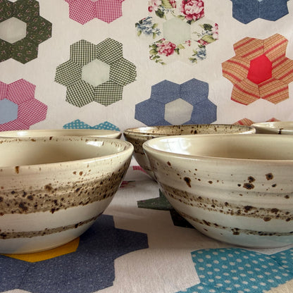 Soup Bowl | White Speckled