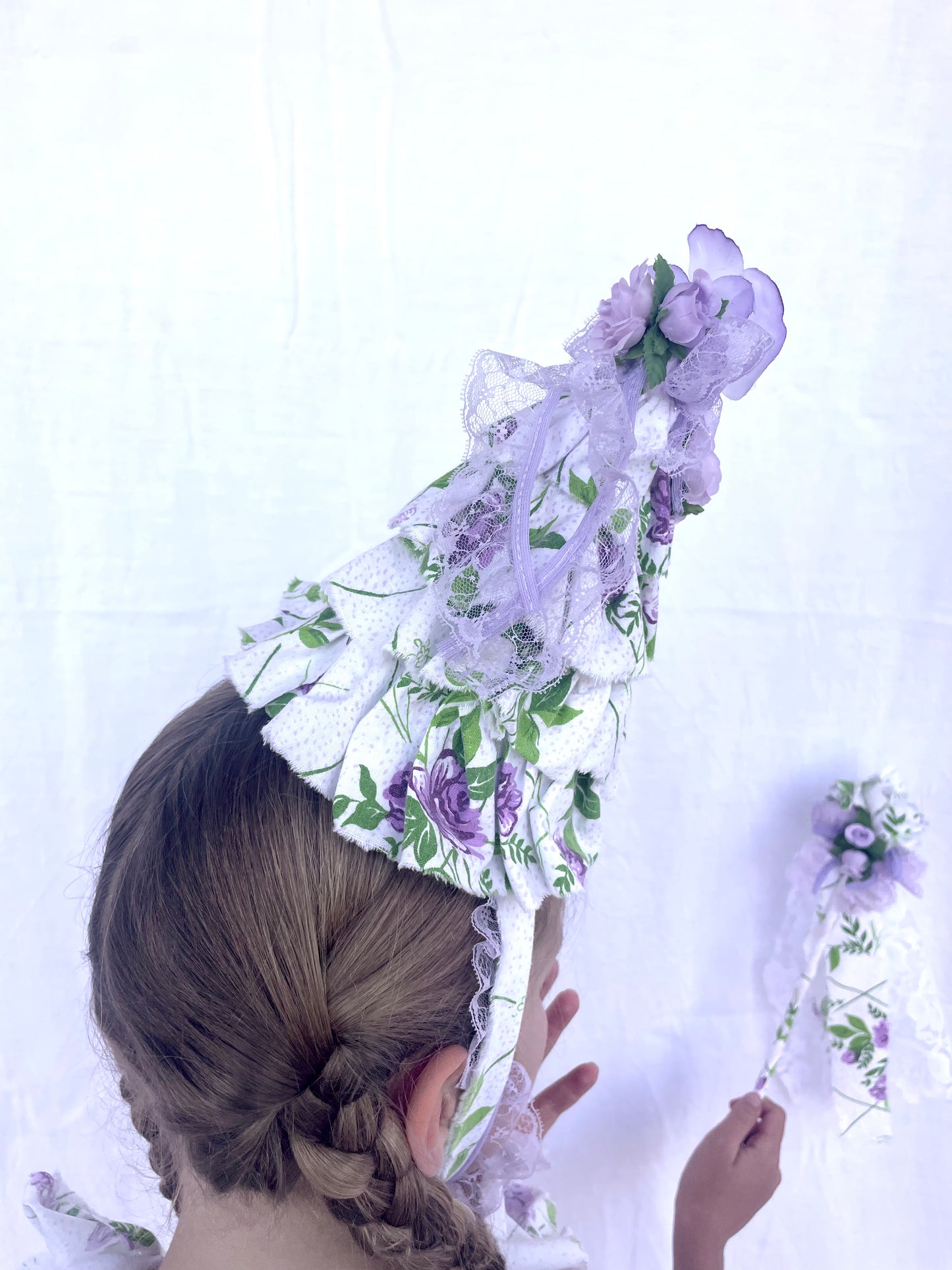 Lavender Dreams Ruffle Party Hat