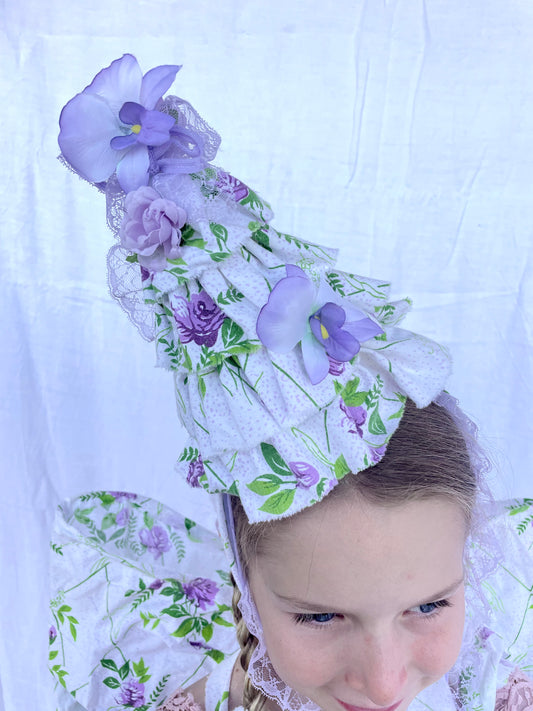 Lavender Dreams Ruffle Party Hat