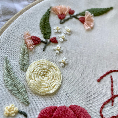 “Darling" Embroidery Hoop